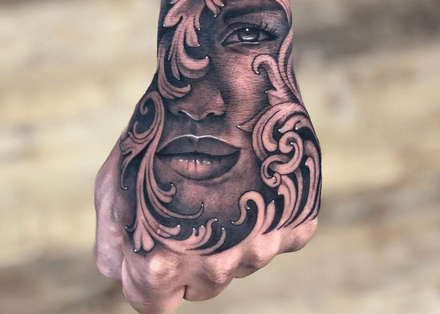 hand tattoo aftercare process