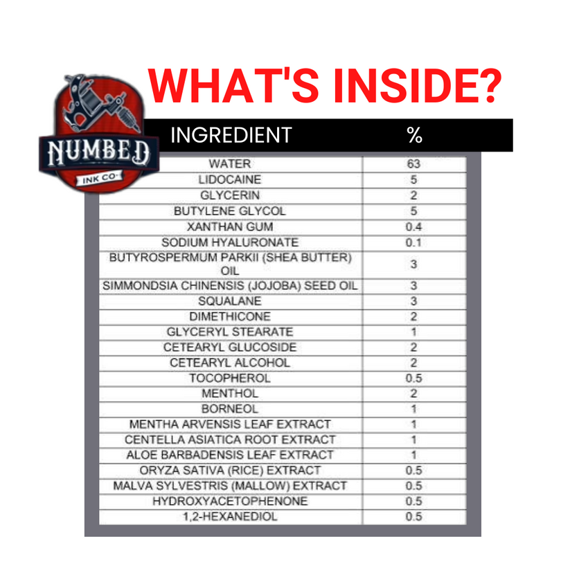 Signature Numbing Cream Buy 3, Get 2 FREE Numbed Ink Company